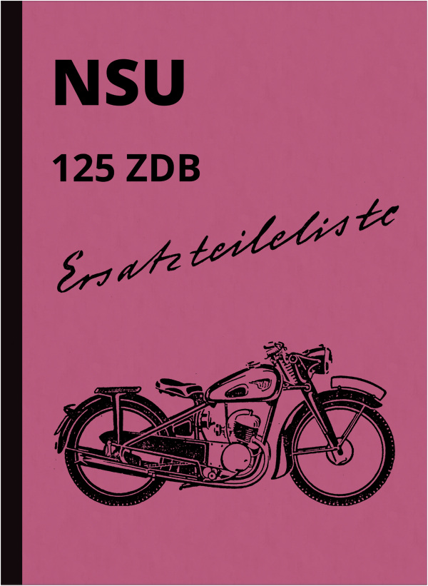 NSU 125 ZDB Ersatzteilliste