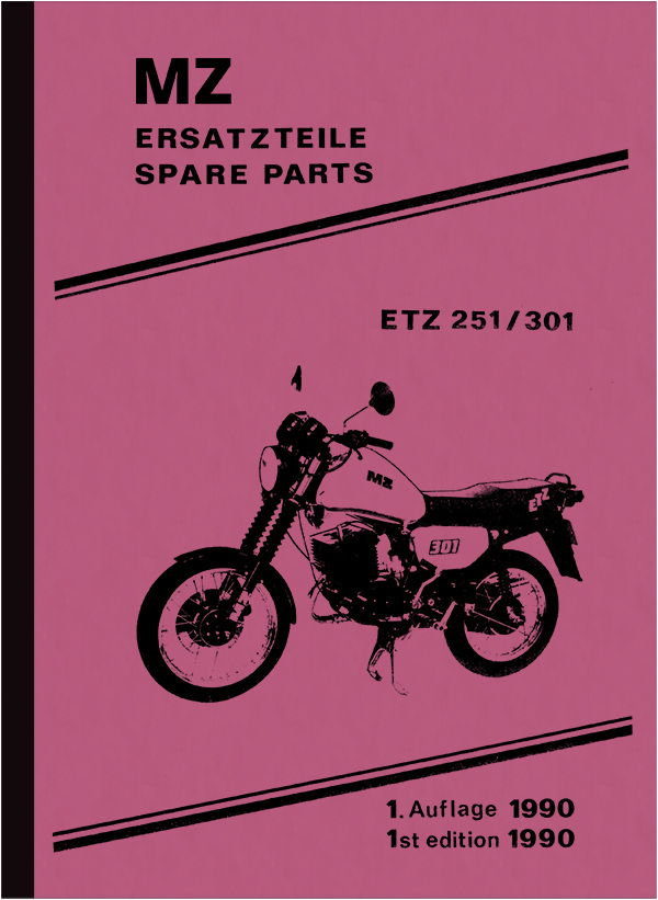 MZ ETZ 251/ ETZ 301 Ersatzteilliste