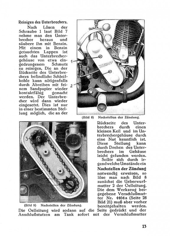 Zündapp EM 250 Z 300 Einheitsmodell Betriebsanweisung