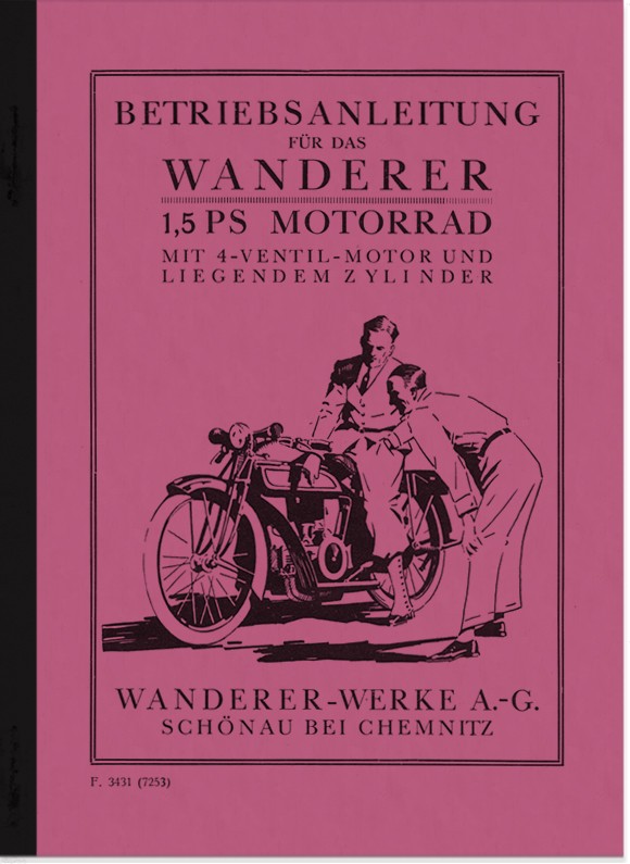 Wanderer 1,5 PS horizontal cylinder instruction manual
