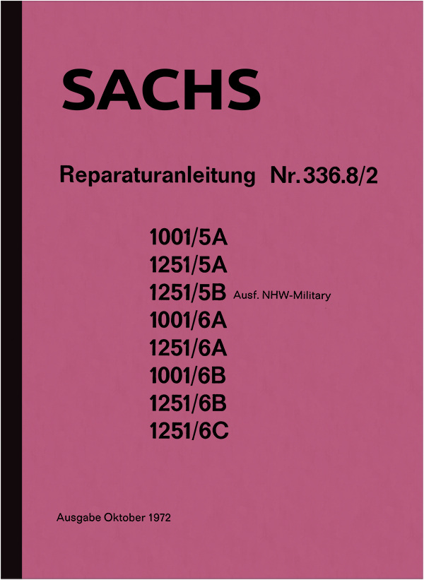 Sachs 100/125 ccm Motor ab 1970 Reparaturanleitung
