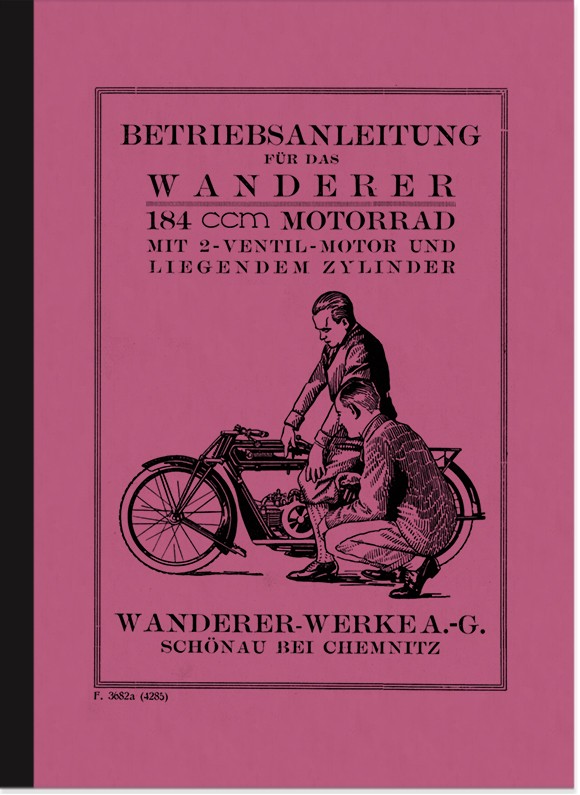 Wanderer 1,4 PS 184 ccm  Bedienungsanleitung Handbuch Betriebsanleitung