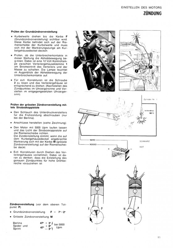 Alfa Romeo 2600 Berlina Spider Sprint repair manual workshop manual
