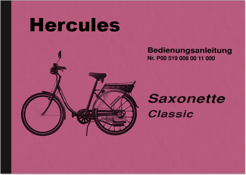 Hercules Sachs Saxonette Classic Bedienungsanleitung