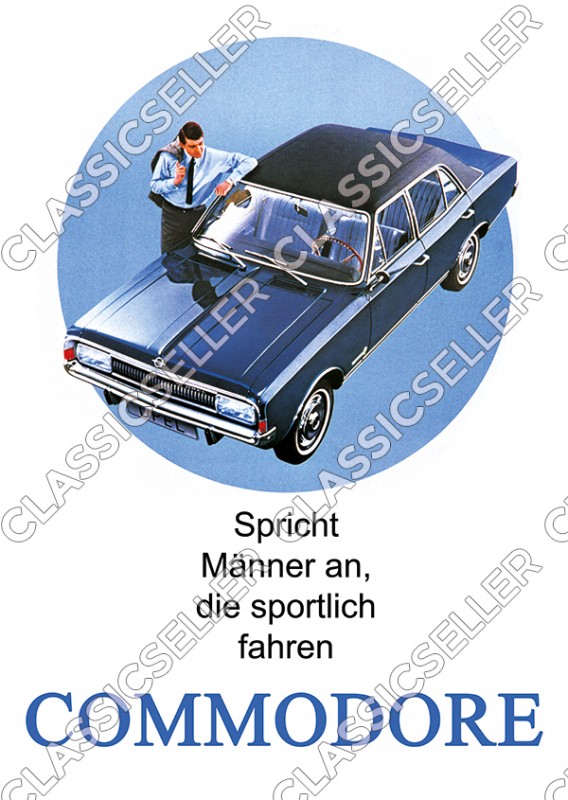 Opel Commodore A Poster