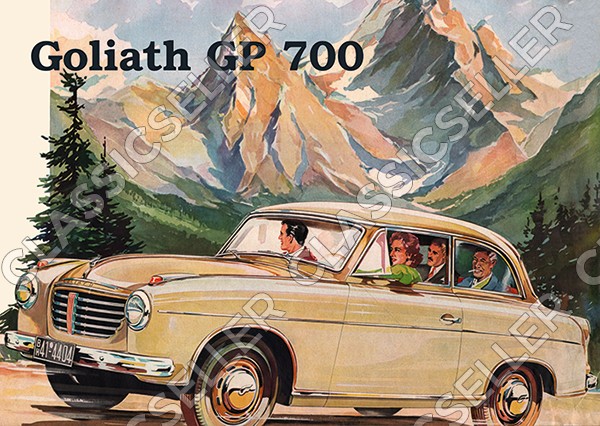 Goliath GP 700 Auto PKW Poster Plakat Bild