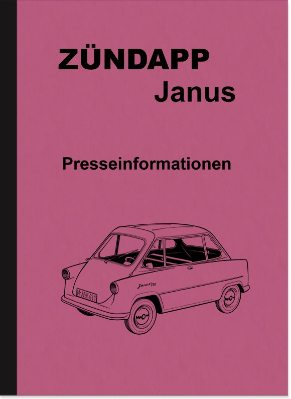 Zündapp Janus 250 Presseinformationen Pressemappe
