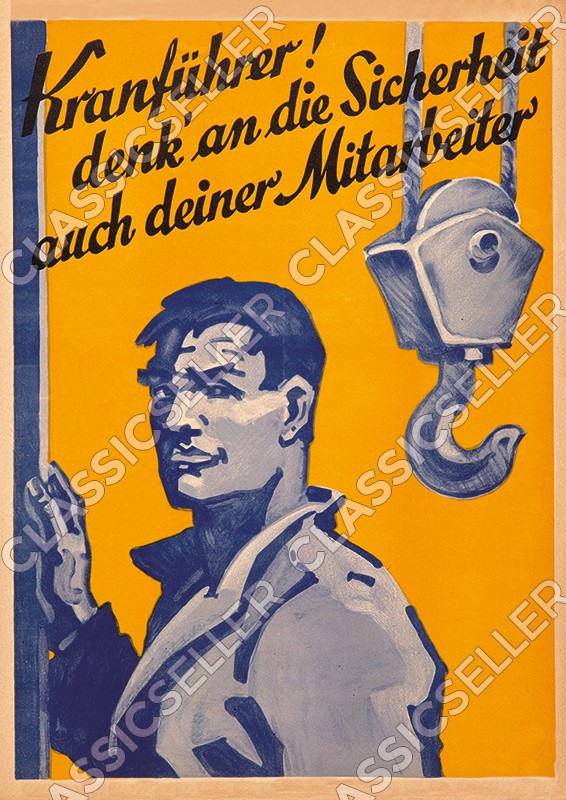 Arbeitsschutz Sicherheit Sicherheitshinweis Poster Plakat Warnung Hinweis - Motiv 25