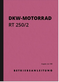 DKW RT 250/2 Operating Instructions Manual