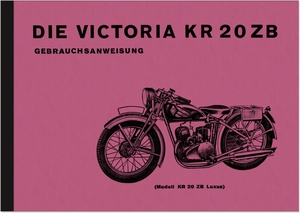 Victoria KR 20 ZB and KR20 Luxus Operating Manual Operating Manual