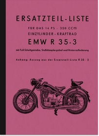 EMW R 35/2 and R 35/3 spare parts list Spare parts catalog Parts catalog