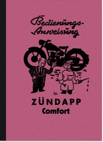 Zündapp Comfort 1953 Operating instructions Manual Operating instructions