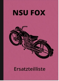 NSU Fox 4-Takt Ersatzteilliste Ersatzteilkatalog Teilekatalog