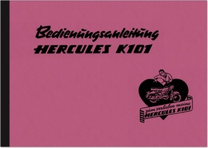 Hercules K 101 Operating Instructions Manual