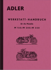 Adler M 150, M 200 and M 250 repair manual workshop manual assembly instructions