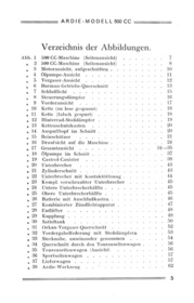 Ardie 500 ccm 1929 Bedienungsanleitung Handbuch Behandlungsvorschrift CC SV JAP