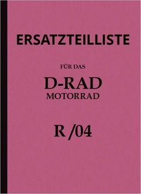 D-Rad R 0/4 motorcycle spare parts list spare parts catalog