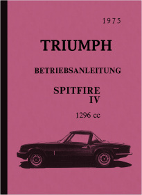 Triumph Spitfire IV 4 User Manual