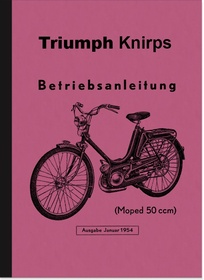 Triumph Knirps (chain drive) Operating Instructions Manual