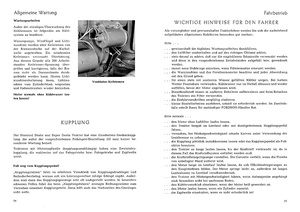 Fordson Dexta and Super Dexta Operating Instructions Manual