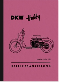DKW Hobby Motorroller Bedienungsanleitung Betriebsanleitung Handbuch