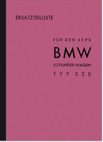 BMW Type 320 6-cylinder spare parts list