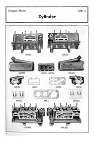 DKW 4=8 Zweitakt-Vier-Zylinder Schwebeklasse Ersatzteilliste 40 Wagen PKW