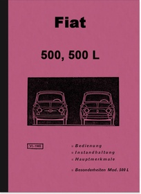 Fiat 500 and 500 L Operating Instructions Operating Instructions
