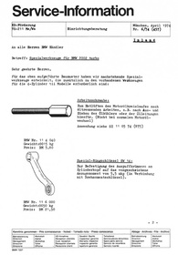 BMW 2002 Turbo Service Informationen Anleitung Beschreibung 02 Nullzwei