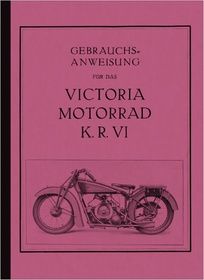 Victoria KR VI 6 600 ccm operating manual operating manual