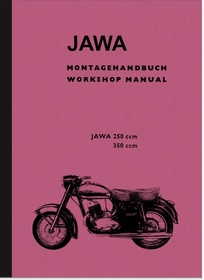 Jawa 250 350 ccm Type 353 354 Repair manual Workshop manual Assembly manual