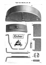 Eicher EKL 15/II, ED 16/II und ED 22/II Bedienungsanleitung und Ersatzteilliste Schlepper