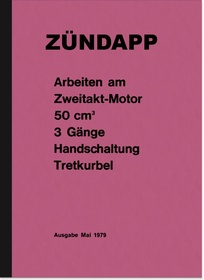 Zündapp work on 2-stroke 50 ccm repair manual ZD 20 25 TS type 278