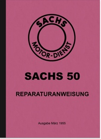 Sachs 50 ccm 47 2-Gang Motor Reparaturanleitung Werkstatthandbuch