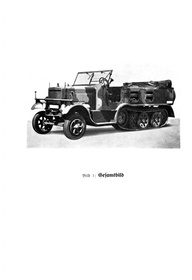 Maybach Sd. Kfz. 7 Type 1935 K M m/8 Medium traction vehicle Operating Instructions Description D607