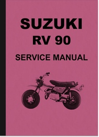 Suzuki RV 90 Reparaturanleitung Montageanleitung Werkstatthandbuch