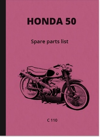 Honda 50 ccm C 110 spare parts list spare parts catalog parts catalog