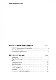 Volvo 121 S, 122 S Type F and L Operating Instructions