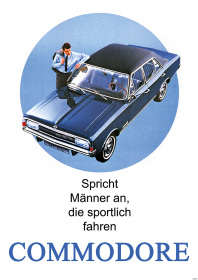 Opel Commodore A Poster Plakat Bild