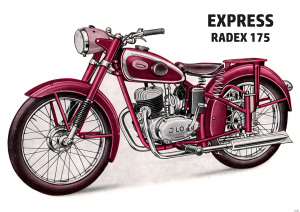 Express Radex 175 Motorrad Poster