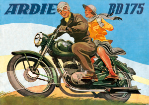 Ardie BD 175 BD175 motorcycle Poster Picture