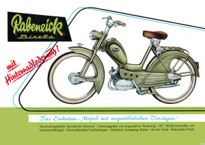 Rabeneick Binetta Moped Poster Plakat Bild