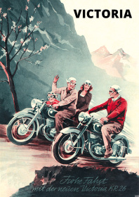 Victoria KR 26 KR26 Motorrad Poster Plakat Bild