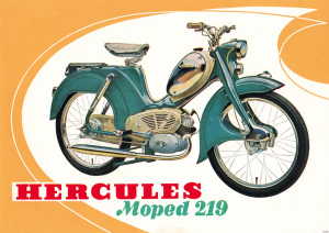 Hercules Moped Typ 219 Poster Plakat Bild