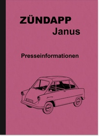 Zündapp Janus 250 Presseinformationen Pressemappe
