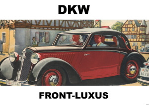 DKW Front-Luxus Frontwagen F2 F4 F5 F7 F8 Auto PKW Poster Plakat Bild Kunstdruck