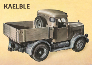 Kaelble type K415Z K 415 Z tractor commercial vehicle poster Picture art print