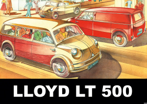 Lloyd LT 500 LT500 van van Poster Picture