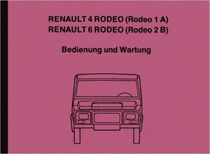 Renault Rodeo 4 and Rodeo 6 Supplementary user manual User manual