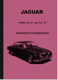 Jaguar Type 3,4 S and 3,8 S Workshop Manual Repair Instructions Assembly Instructions